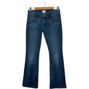 Vintage Hudson Jeans Womens 27 Blue Beth Baby Bootcut Low Rise USA Y2K Retro